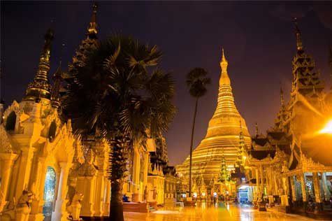 Shwedagon Pagoda in Yangon