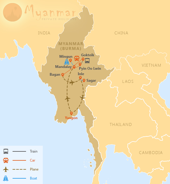 Amazing Myanmar Tour 14 days
