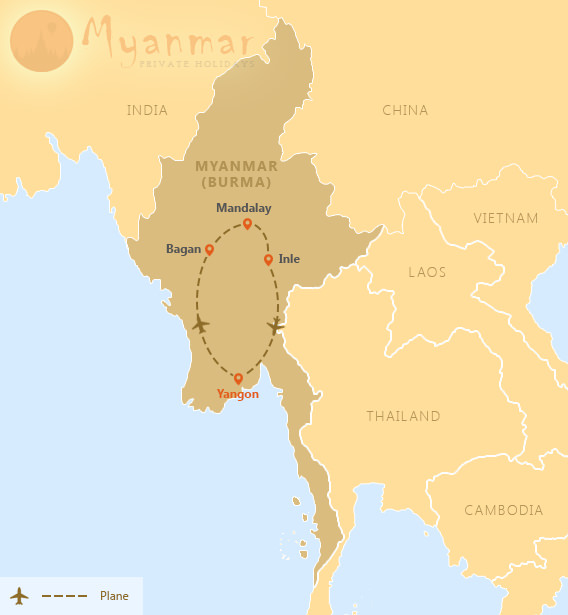 Myanmar Classic Tour 10 Days 9 Nights