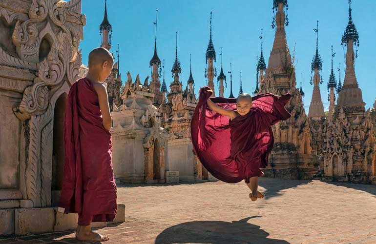 Young Monks play
