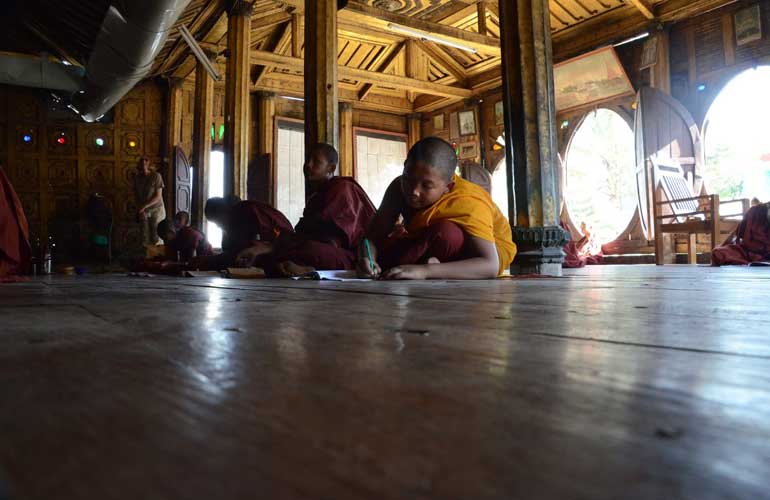 Young Monks Study